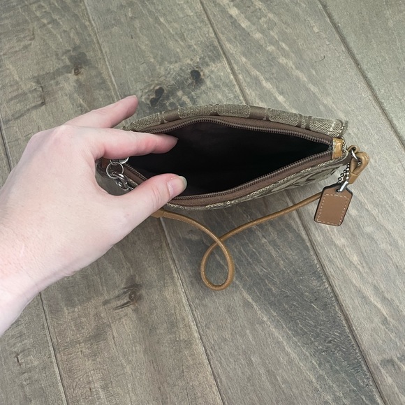 SOLD Monogram Coach Wristlet - Picture 3 of 4